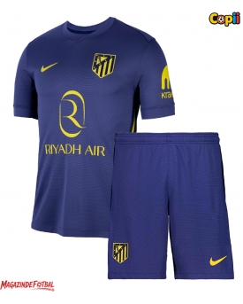 Atletico Madrid Echipament de Fotbal Replică 2025-26 Copii Deplasare (+ Șorturi)